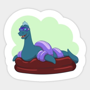 Crypt-kids: Baby Loch Ness (Blue) Sticker